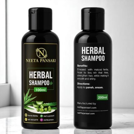 Herbal Shampoo – Ayurvedic Natural Shampoo for Dandruff Control, Hair Fall, Itchy Scalp