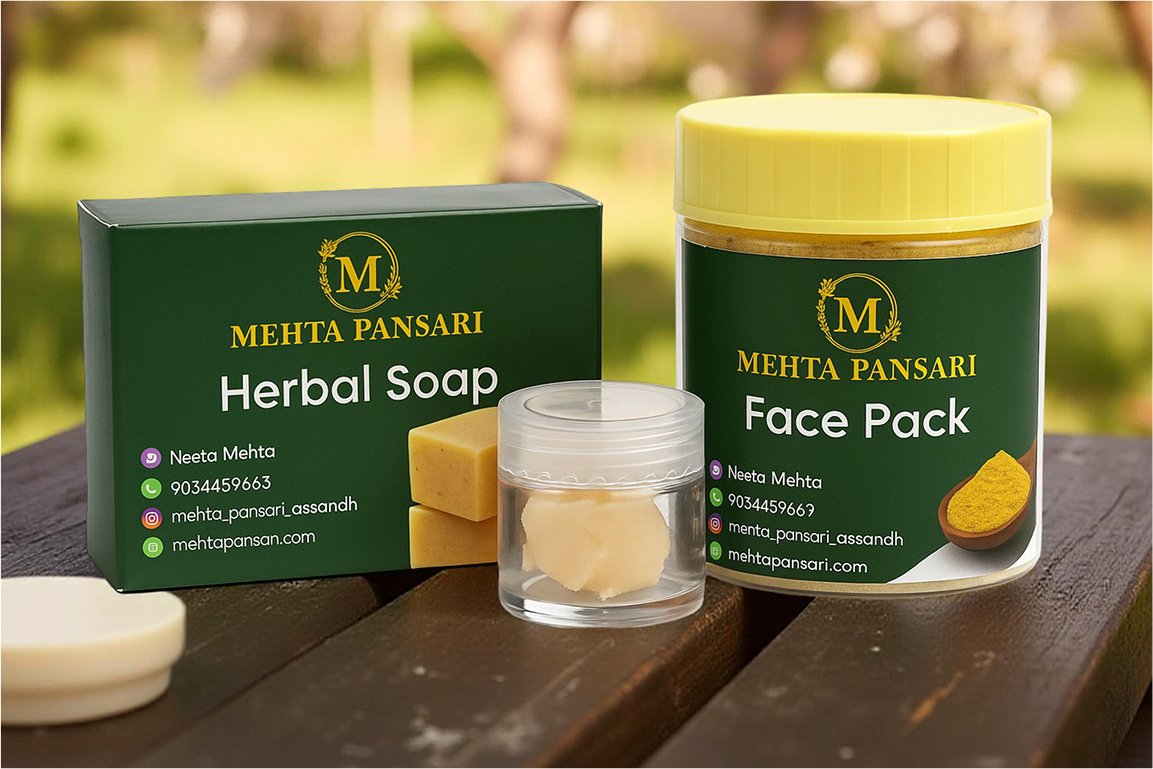 Herbal Soap & Face Pack – Mehta Pansari Ayurvedic Skin Care Combo