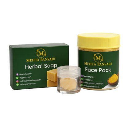 Mehta Pansari Herbal Soap & Face Pack – Ayurvedic Skin Care Combo